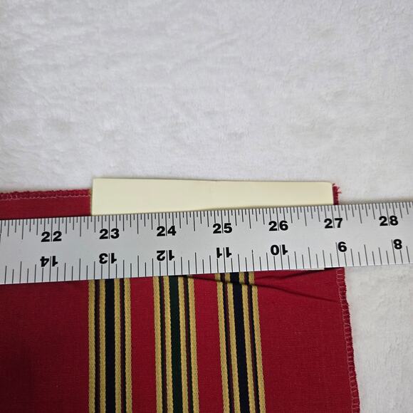 VTG Ralph Lauren Upholstery Fabric Remnant Langford Stripe Canterbury 27x27 0794 - Picture 4 of 5